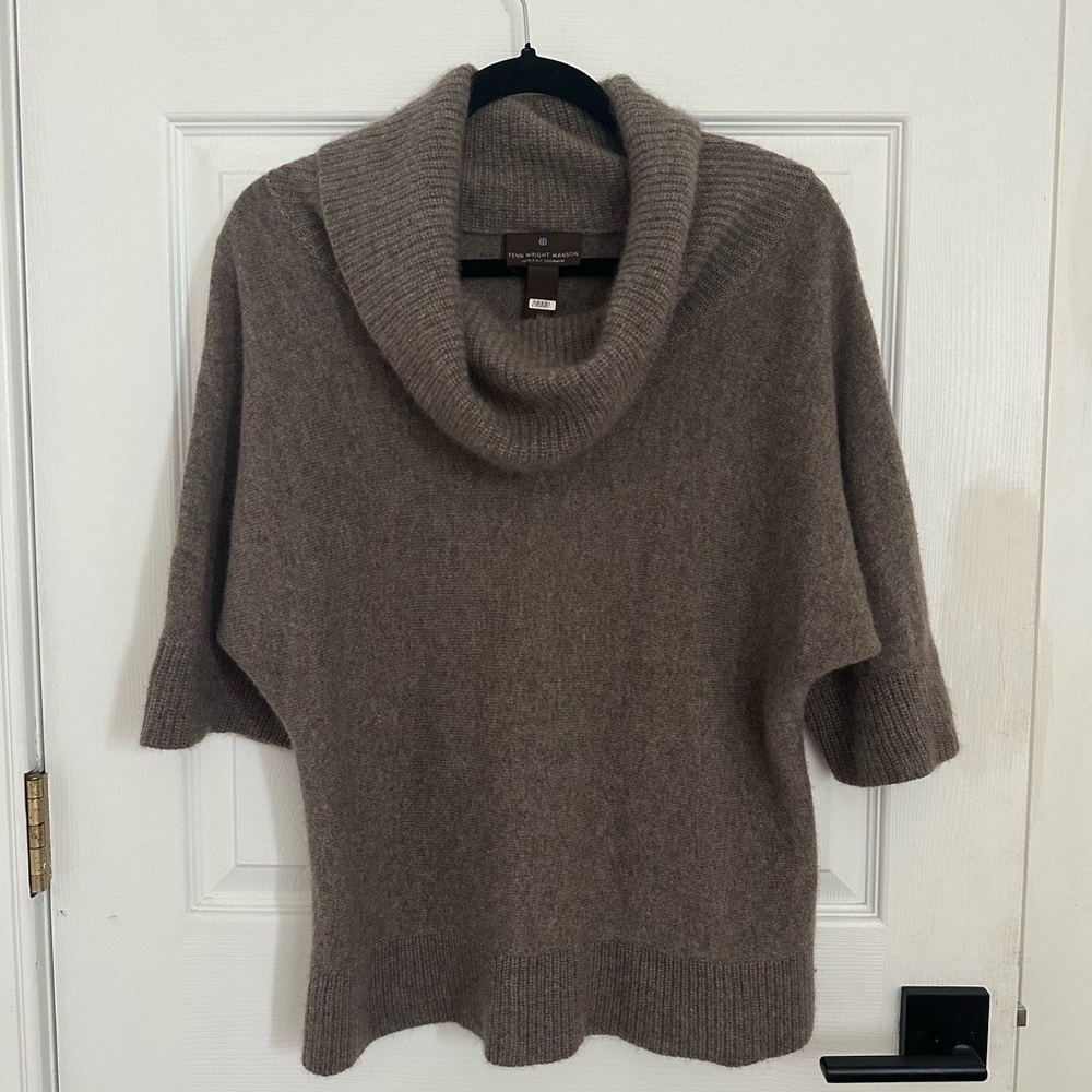 Fenn Wright Manson 2 Ply 100% Cashmere Cowl Neck M